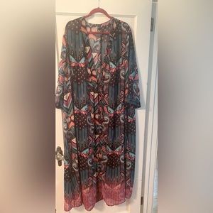 Torrid multi color wrap ….think it’s a 2X